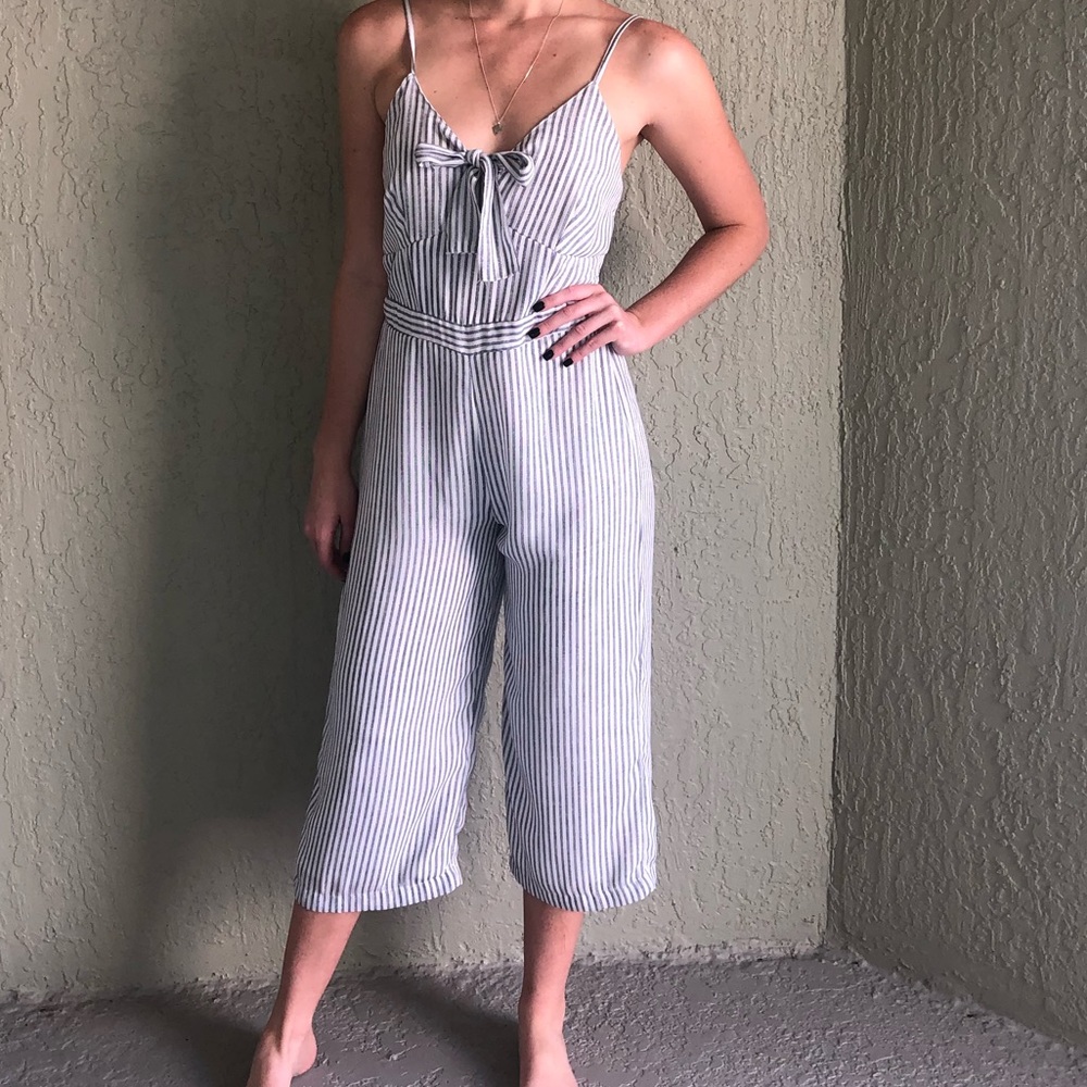 Striped romper